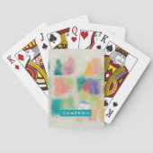 Jouw naam toevoegen | Horizontale keelsteen Speelkaarten (Achterkant)