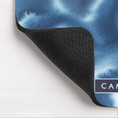 Jouw naam toevoegen | Indigio Waterverf printcirke Muismat (Hoek)