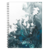 Jouw naam toevoegen | Indigo Tempest Notitieboek (Voorkant)