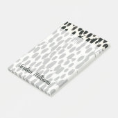 Jouw naam toevoegen | Invariabele I | Zwarte Water Post-it® Notes (Schuin)