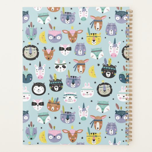 Jouw naam toevoegen/Jaar | Proefblad Planner (Achterkant)