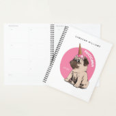 Jouw naam toevoegen/Jaar| Pugicorn Planner (Display)