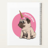 Jouw naam toevoegen/Jaar| Pugicorn Planner (Achterkant)