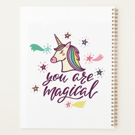 Jouw naam toevoegen/Jaar | U bent Magisch Planner (Achterkant)