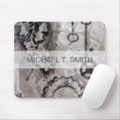 Jouw naam toevoegen | Juxtaposition II Muismat (Met muis)