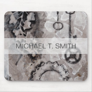 Jouw naam toevoegen   Juxtaposition II Muismat