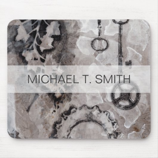 Jouw naam toevoegen | Juxtaposition II Muismat (Voorkant)