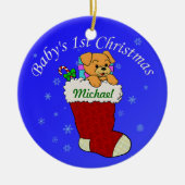 Jouw naam toevoegen keramisch ornament (Voorkant)