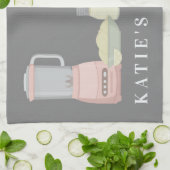 Jouw naam toevoegen | Keukenapparaten Theedoek (Gevouwen)