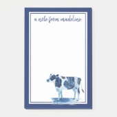Jouw naam toevoegen | Kobalt Blue Farm Animals - K Post-it® Notes (Voorkant)