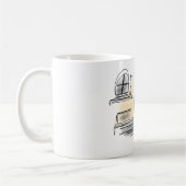 Jouw naam toevoegen | Koffiezijtekening Koffiemok (Links)