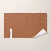 Jouw naam toevoegen - Koperminimalist Bad Handdoek (Handdoek)