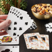 Jouw naam toevoegen | Koraal met een patroon van s Pokerkaarten (Insitu)