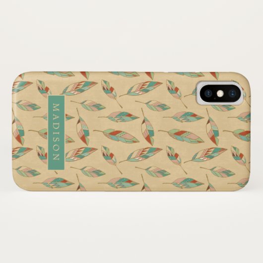Jouw naam toevoegen | Koraalbedekking Case-Mate iPhone Case (Achterkant (horizontaal))
