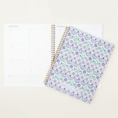 Jouw naam toevoegen | Kunstpatroon Mexicaans vogel Planner (Display)