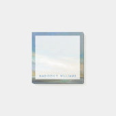 Jouw naam toevoegen | Kustwolken met oceaan Post-it® Notes (Voorkant)