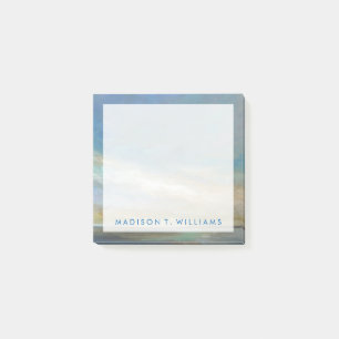 Jouw naam toevoegen   Kustwolken met oceaan Post-it® Notes
