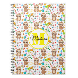 Jouw naam toevoegen | Kute hartsterren Slotpatroon Notitieboek