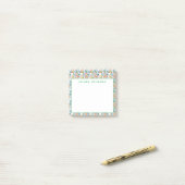 Jouw naam toevoegen | Kute Little Fox Pattern Post-it® Notes (Op bureau)