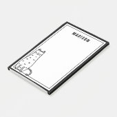 Jouw naam toevoegen | Kutkat Post-it® Notes (Schuin)