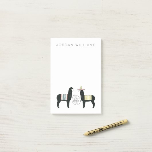 Jouw naam toevoegen | Laten we er eens over praten Post-it® Notes (Op bureau)