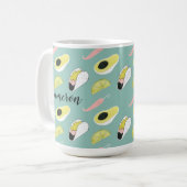 Jouw naam toevoegen | Laten we Taco Over Liefde |  Koffiemok (Voorkant links)