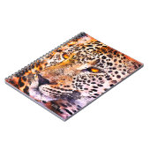 Jouw naam toevoegen leopard notitieboek (Linkerzijde)