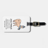 Jouw naam toevoegen | Llama's in Petten en kruider Bagagelabel (Voorkant horizontaal)