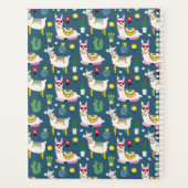 Jouw naam toevoegen | Llamas in zonnebrillen Planner (Achterkant)