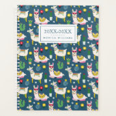 Jouw naam toevoegen | Llamas in zonnebrillen Planner (Voorkant)