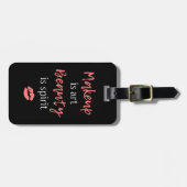 Jouw naam toevoegen | Makeup is kunst Schoonheid i Bagagelabel (Voorkant horizontaal)