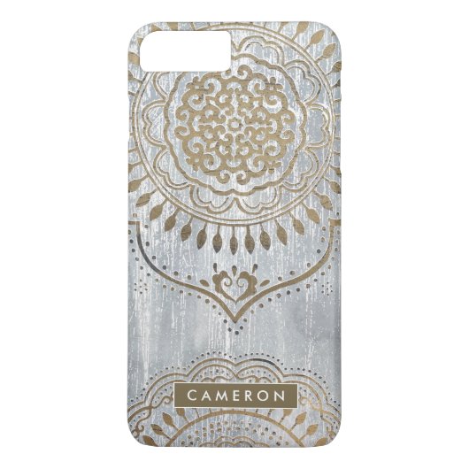 Jouw naam toevoegen | Mandala Gold Design Case-Mate iPhone Case (Achterkant)