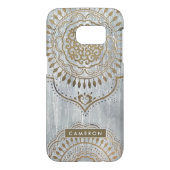 Jouw naam toevoegen | Mandala Gold Design Case-Mate Samsung Galaxy Hoesje (Achterkant)