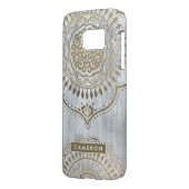 Jouw naam toevoegen | Mandala Gold Design Case-Mate Samsung Galaxy Hoesje (Achterkant Links)