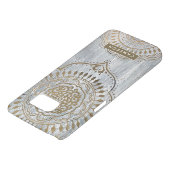 Jouw naam toevoegen | Mandala Gold Design Case-Mate Samsung Galaxy Hoesje (Onderkant)