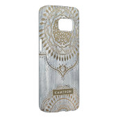 Jouw naam toevoegen | Mandala Gold Design Case-Mate Samsung Galaxy Hoesje (Back/Rechts)