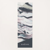 Jouw naam toevoegen | Marbling V Crop Yogamat (Voorkant)