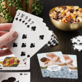 Jouw naam toevoegen |  marien patroon pokerkaarten (Insitu)