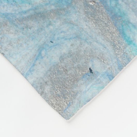 Jouw naam toevoegen | Marmer I Fleece Deken (Hoek)