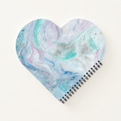 Jouw naam toevoegen | Marmer I Notitieboek (Achterkant)