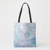 Jouw naam toevoegen | Marmer I Tote Bag (Voorkant)