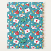 Jouw naam toevoegen | Medisch pictogrampatroon Planner (Achterkant)