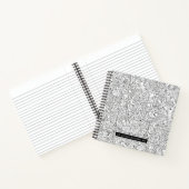 Jouw naam toevoegen | Medische B&W-patroon Notitieboek (Binnen)