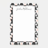 Jouw naam toevoegen | Met de hand getrokken drieho Post-it® Notes (Voorkant)