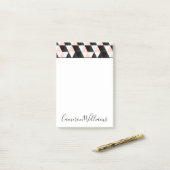 Jouw naam toevoegen | Met de hand getrokken drieho Post-it® Notes (Op bureau)
