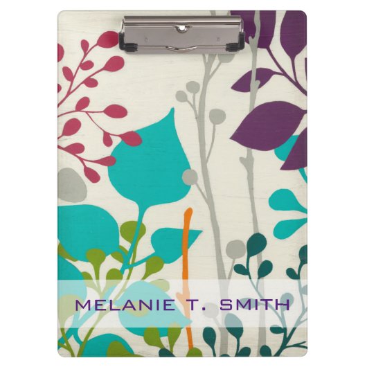 Jouw naam toevoegen | Metro Garden III Klembord (Voorkant)