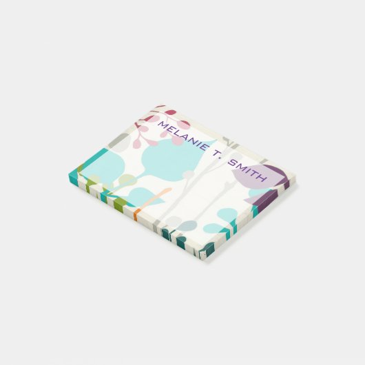 Jouw naam toevoegen | Metro Garden III Post-it® Notes (Schuin)