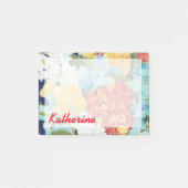 Jouw naam toevoegen | Midnight Florals II Post-it® Notes (Voorkant)