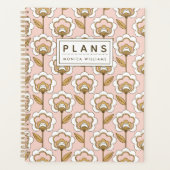 Jouw naam toevoegen | Modern flessenpatroon uit de Planner (Voorkant)