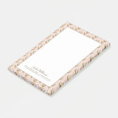 Jouw naam toevoegen | Modern flessenpatroon uit de Post-it® Notes (Schuin)